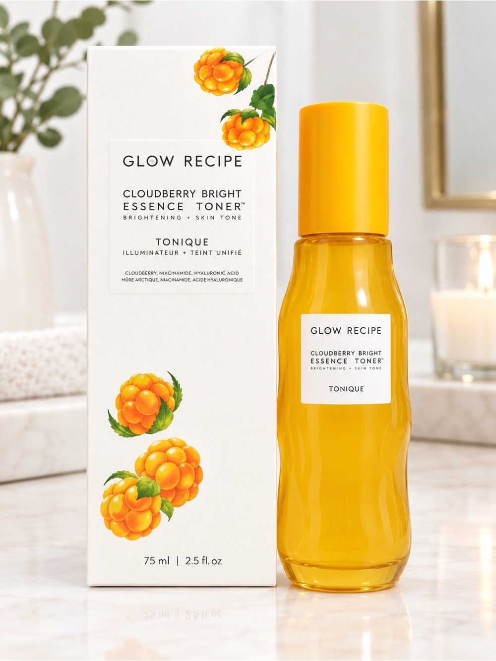 Glow Recipe Cloudberry Bright Essence Toner 75ml Full Size NEW